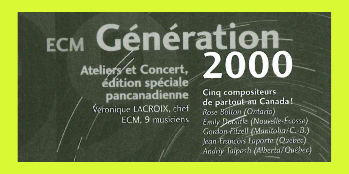 Génération2000 : Ateliers et Mini-Concerts